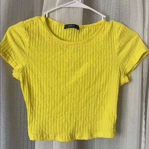 Yellow Crop Top